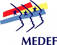 logo du Medef, mouvement des entreprises de France