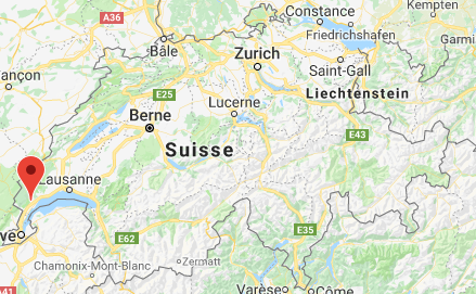 carte de la Suisse